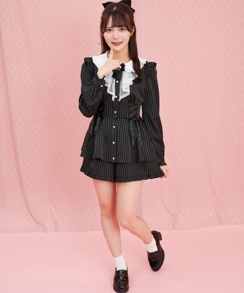 「Secret Honey」 セットアップ MEDIUM ブラック レディース_画像2