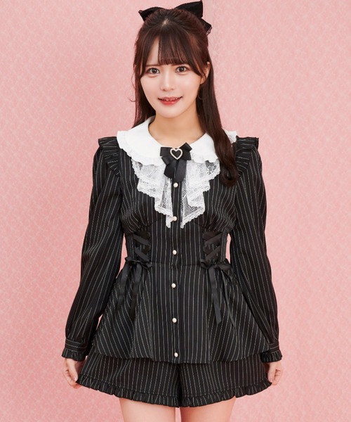 「Secret Honey」 セットアップ MEDIUM ブラック レディース_画像3