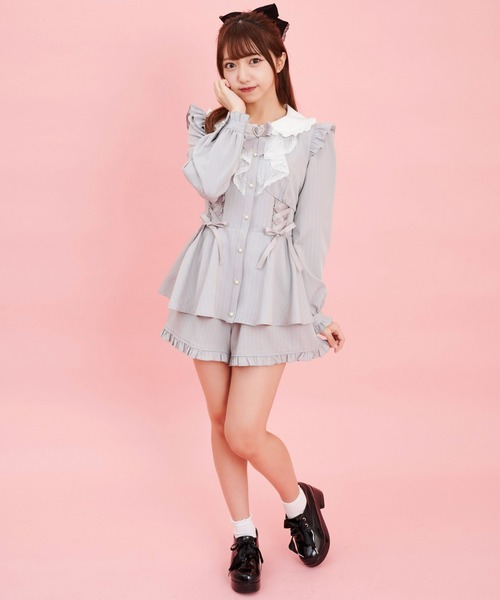 「Secret Honey」 セットアップ MEDIUM ブラック レディース_画像7
