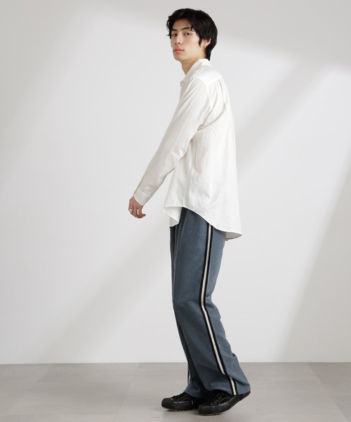 「NANO universe」 長袖シャツ S グレー メンズ_画像7