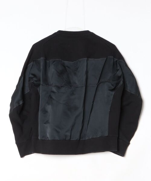 「N21 numero ventuno」 刺繍スウェットカットソー 36 ブラック レディース_画像2