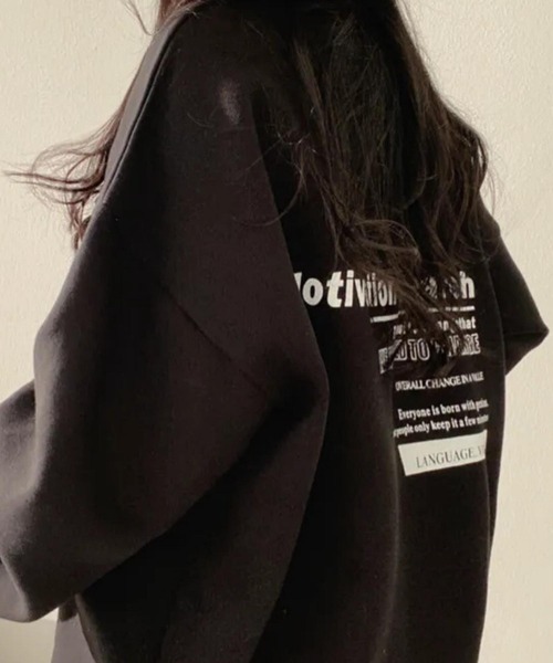 「MAISON DE THERESE」 スウェットカットソー L ダークグレー レディース_画像5