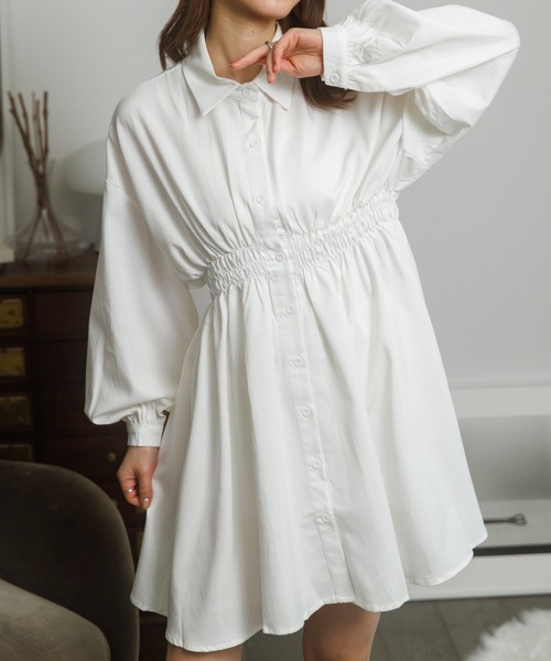 「Miniministore」 シャツワンピース M ブラック レディース_画像2