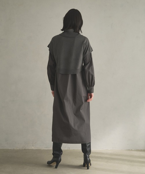 「Audrey and John Wad」 長袖ワンピース FREE ブラック レディース_画像2