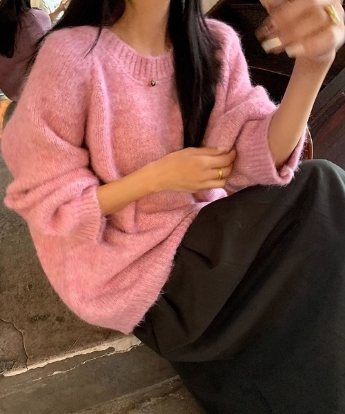 「MAISON DE THERESE」 長袖ニット FREE アイボリー レディース_画像8