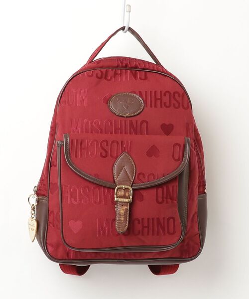MOSCHINO（モスキーノ） リュック - レッド レディース : ZOZOTOWN 
