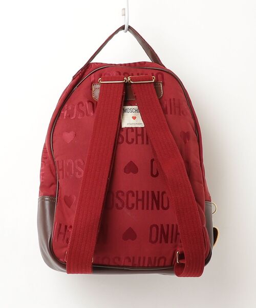MOSCHINO（モスキーノ） リュック - レッド レディース : ZOZOTOWN 