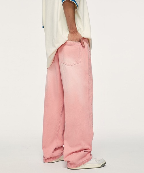 「CORPUS TOKYO」 デニムパンツ 4 グリーン メンズ_画像5