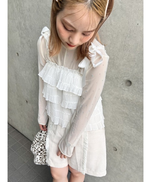 「JUMELLE」 長袖カットソー FREE アイボリー レディース_画像7