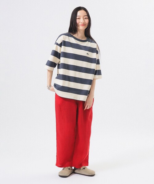 tシャツ 「別注」LACOSTE / ボーダー Tシャツ レディースの画像