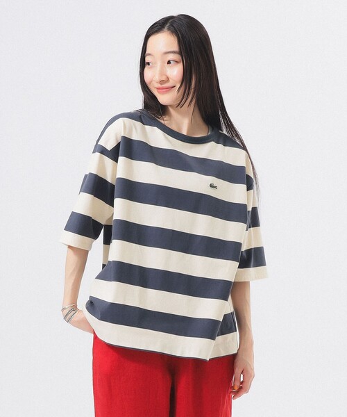 tシャツ 「別注」LACOSTE / ボーダー Tシャツ レディースの画像