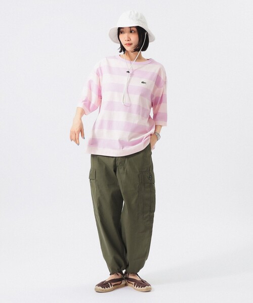 tシャツ 「別注」LACOSTE / ボーダー Tシャツ レディースの画像