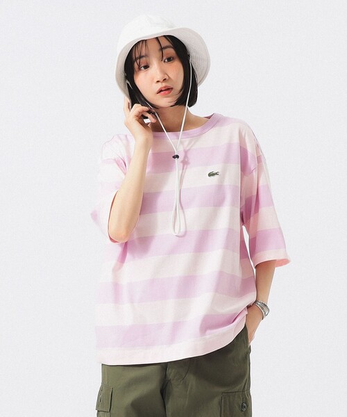 tシャツ 「別注」LACOSTE / ボーダー Tシャツ レディースの画像