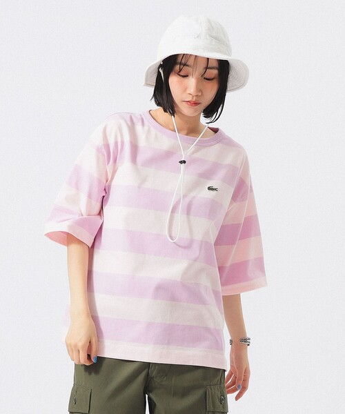 tシャツ 「別注」LACOSTE / ボーダー Tシャツ レディースの画像