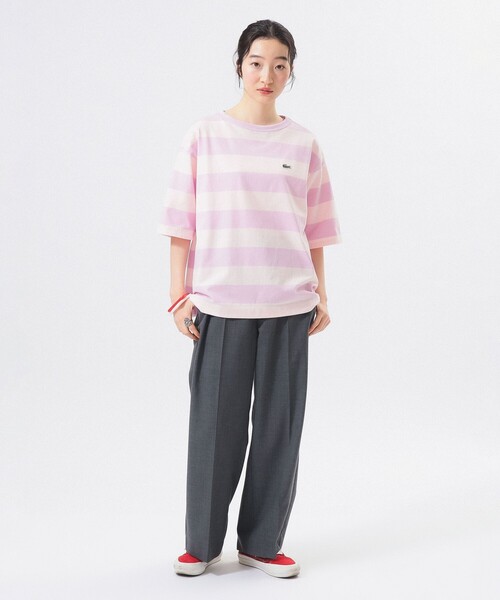 tシャツ 「別注」LACOSTE / ボーダー Tシャツ レディースの画像