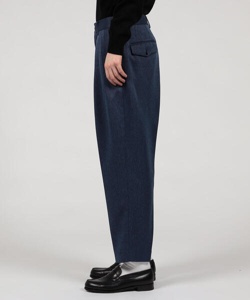 「TOMORROWLAND」 イージーパンツ X-SMALL ネイビー メンズ_画像6