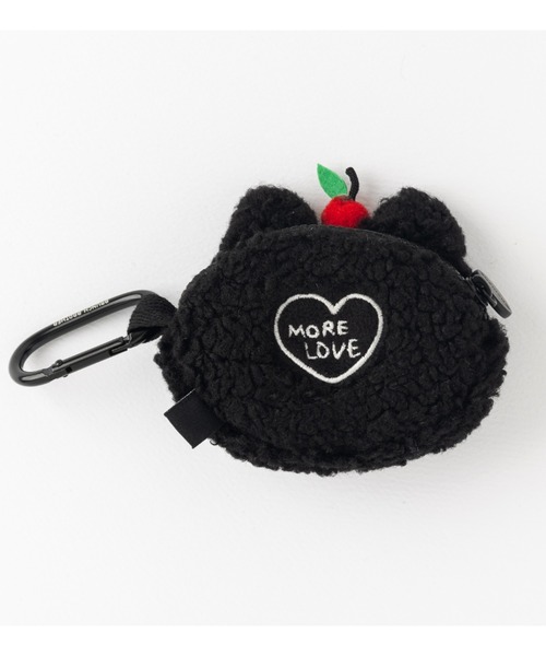 【新品未使用】おまけのポーチ付き♪ハートプリントホルターネックブラトップ Brunch Brother（ブランチブラザー） ポーチ AirPods ポーチ カラビナ