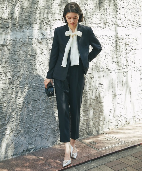 「SMILE ORCHID」 パンツスーツ L ブラック レディース_画像6