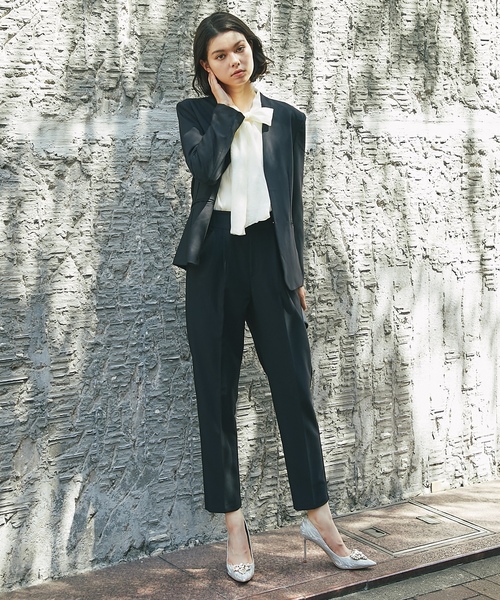 「SMILE ORCHID」 パンツスーツ L ブラック レディース_画像7