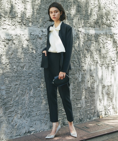 「SMILE ORCHID」 パンツスーツ L ブラック レディース_画像9