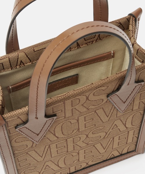 「VERSACE」 2WAYバッグ ONE SIZE ブラウン メンズの画像