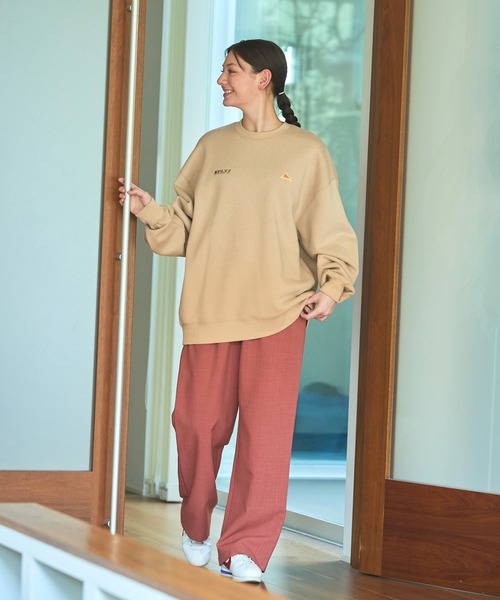 「KELTY」 スウェットカットソー M グレイッシュベージュ レディース_画像7