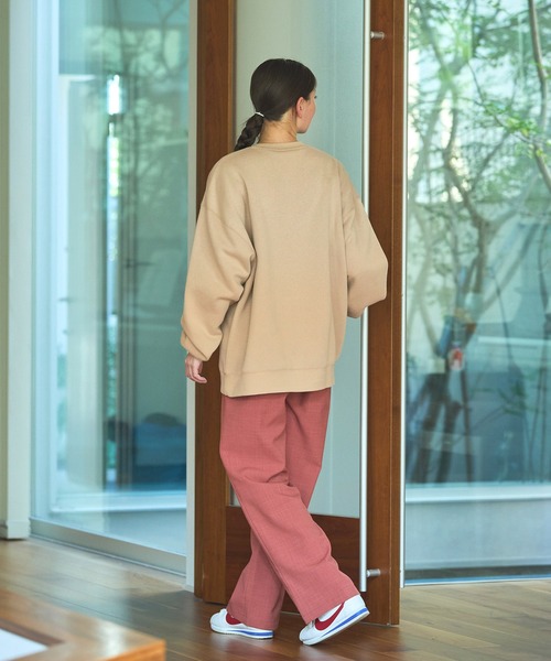 「KELTY」 スウェットカットソー M グレイッシュベージュ レディース_画像8