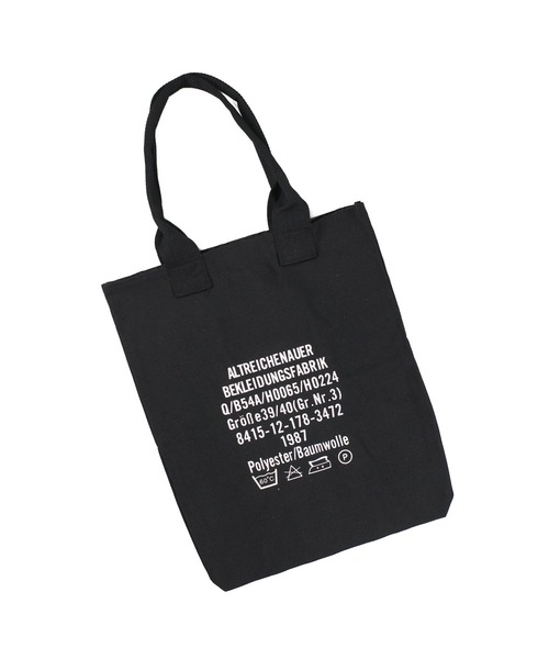 マンモスロゴ ブラックトートバッグ moz トートバッグ メンズ レディース ZZHC-04R モズ | ミニトート