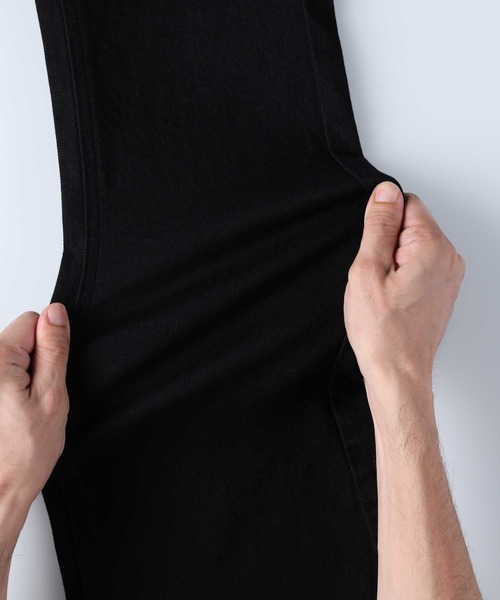 「SOMETHING」 ブーツカットデニムパンツ 26inch ブラック レディースの画像