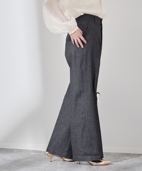 「journal standard L'essage」 パンツ 38 ブルー レディースの画像