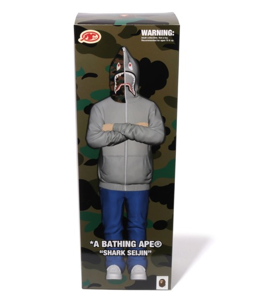 A BATHING APE SHARK SEIJIN フィギュア A BATHING APE（アベイシングエイプ） フィギュア SHARK FIGURE