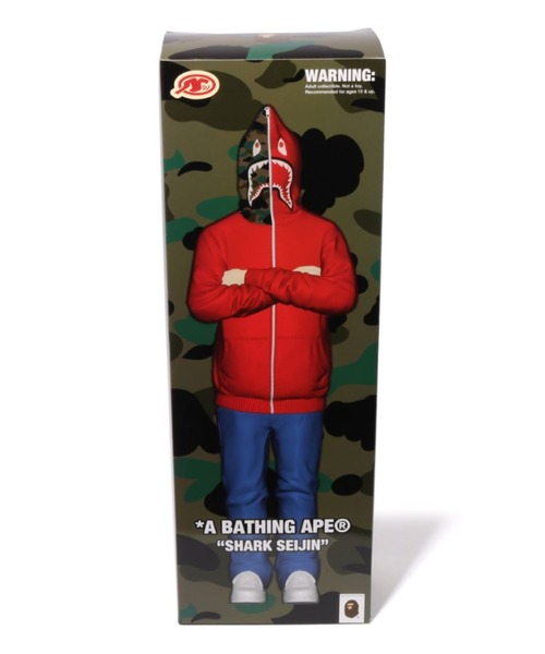 A BATHING APE BAPE SHARK SEIJIN フィギュア A BATHING APE（アベイシングエイプ） フィギュア SHARK FIGURE