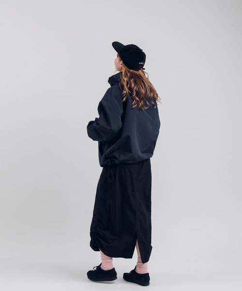 「MUHET」 マウンテンパーカー X-LARGE ネイビー レディース_画像3