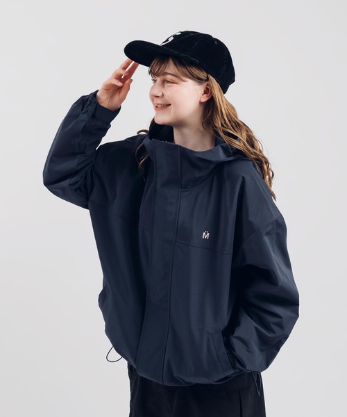 「MUHET」 マウンテンパーカー X-LARGE ネイビー レディース_画像5