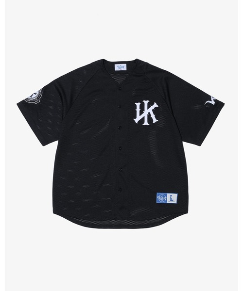 KEBOZ（ケボズ） シャツ VICTUS × KEBOZ MESH BASEBALL JERSEY メンズ
