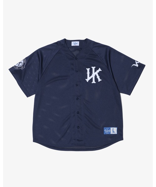 KEBOZ（ケボズ） シャツ VICTUS × KEBOZ MESH BASEBALL JERSEY メンズ