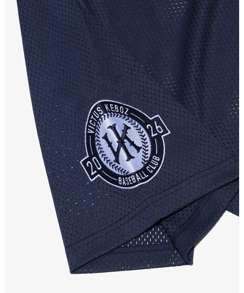 KEBOZ（ケボズ） シャツ VICTUS × KEBOZ MESH BASEBALL JERSEY メンズ