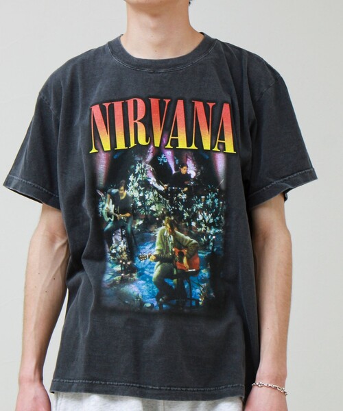 Nirvana グラフィックTシャツ Lサイズ 黒 GOOD ROCK SPEED（グッドロックスピード） tシャツ 「GOOD ROCK SPEED