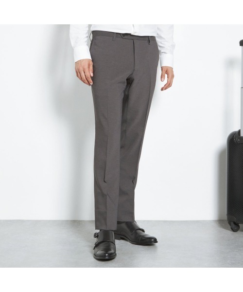 SUIT SELECT セレモニースーツ スラックス 「すぐ着られる裾上げ済仕様