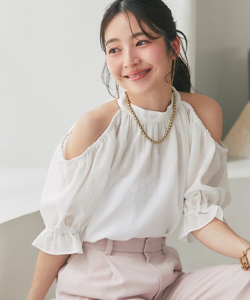 La boutique Bonbon（ラブティックボンボン） ブラウス シャツ 半袖