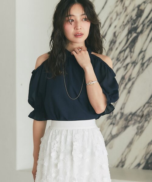 La boutique Bonbon（ラブティックボンボン） ブラウス シャツ 半袖
