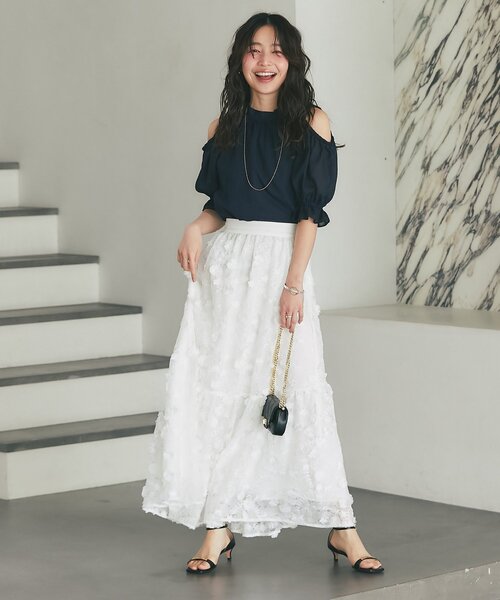 La boutique Bonbon（ラブティックボンボン） ブラウス シャツ 半袖 