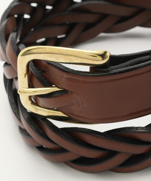 TORY LEATHER（トリーレザー） ベルト 1 1/4 BRAINDED BELT メンズ
