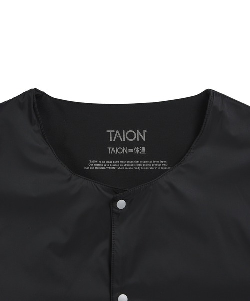 「TAION」 ジャケット M ブラック メンズ_画像4