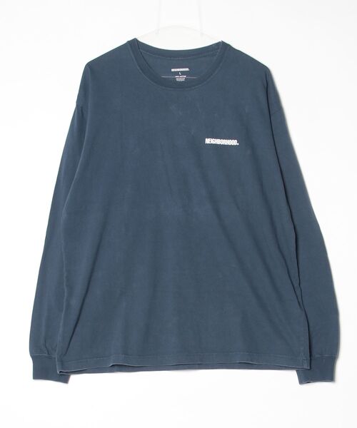 NEIGHBORHOOD（ネイバーフッド） ワンポイント長袖Tシャツ L ブルー