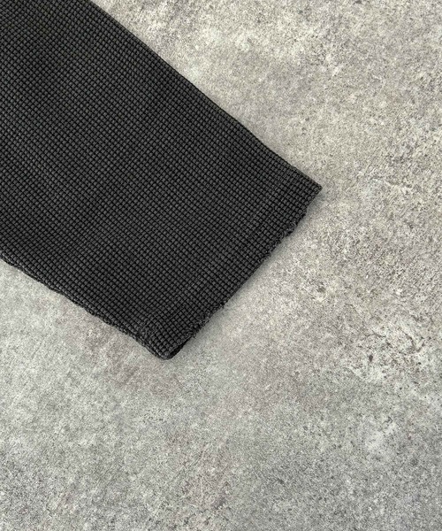 「NYLAUS」 長袖Tシャツ L グレー メンズ_画像9