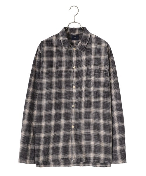 「REMI RELIEF NAVY LABEL」 長袖シャツ L ベージュ メンズ_画像8