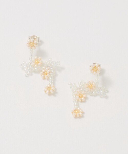STEVEN ALAN（スティーブンアラン） ピアス 「Pura Utz」WHITE FLOWER