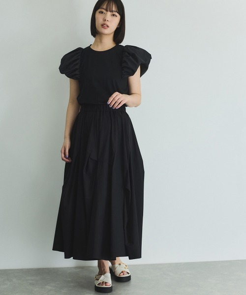 「VICKY」 フレアスカート M ブラック レディース_画像6