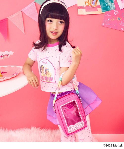y2k D&Gドルガバ 背中開き ピチT ピンク 立体ロゴ平成ギャル 海外ガール ANAP kids（アナップキッズ） ショルダー ショルダーバッグ
